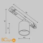 Трековый светильник Maytoni Alfa S TR132-2-7W3K-B - Фото 7