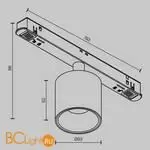 Трековый светильник Maytoni Alfa S TR132-4-7W-DS-B - Фото 6