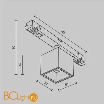 Трековый светильник Maytoni Alfa S new TR133-2-7W4K-B - Фото 7
