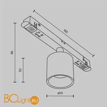 Трековый светильник Maytoni Alfa S new TR132-2-7W3K-W - Фото 9