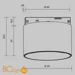 Трековый светильник Maytoni Alfa S new TR188-1-5W3K-M-B - Фото 9