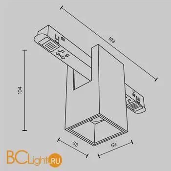 Трековый светильник Maytoni Alfa new TR121-2-7W4K-BS - Фото 7