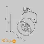 Трековый светильник Maytoni Alfa new TR199-3-15W2.7K-M-W - Фото 8
