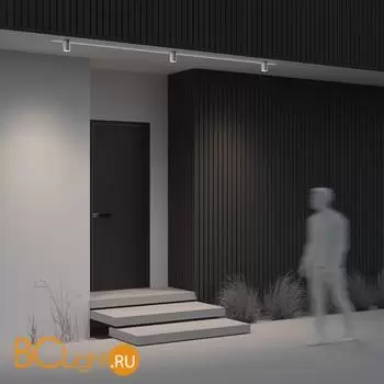 Уличный трековый светильник Alfa Elasity IP 3000K 16Вт 38° белый Maytoni O-TR01-2-S-16WW3K - Фото 2