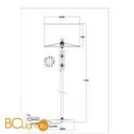 Торшер Maytoni MOD088FL-01BS - Фото 3