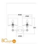 Бра Maytoni MOD088WL-02BS - Фото 1