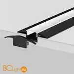 Алюминиевый профиль встраиваемый в пол 37x10 (Черный, 2 м), ALM-3710-S-2M 636023 - Фото 4