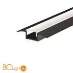 Алюминиевый профиль встраиваемый в пол 37x10 (Черный, 2 м), ALM-3710-S-2M 636023 - Фото 6