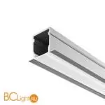 Алюминиевый профиль встраиваемый с накладным фланцем 27x20 (Серебро, 2 м), ALM-2720-S-2M 632017