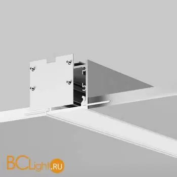 Алюминиевый профиль встраиваемый скрытого монтажа 72x36 (Серебро, 3 м), ALM-7236T-S-3M 636011 - Фото 2