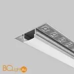 Алюминиевый профиль встраиваемый скрытого монтажа 61x14 (Серебро, 2 м), ALM-6114-S-2M 636019 - Фото 2