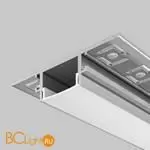 Алюминиевый профиль встраиваемый скрытого монтажа 61x14 (Серебро, 2 м), ALM-6114-S-2M 636019 - Фото 0