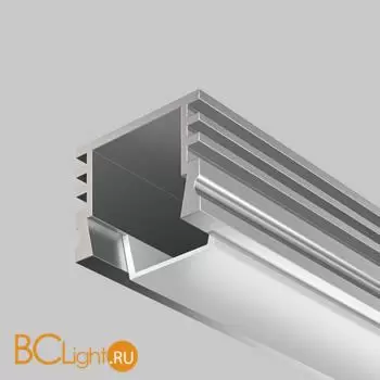 Алюминиевый профиль накладной 16x12 (Серебро, 2 м), ALM-005-S-2M 631012 - Фото 0