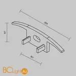 Комплект заглушек (для профиля ALM-3710-S-2M) 2 шт. 642085 - Фото 1