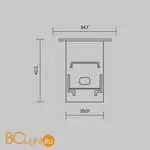 Комплект заглушек (для профиля 35×42) 2 шт., ALM-3542-B-EC 642054 - Фото 4