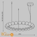 Подвесной светильник Maytoni Ambre new MOD331PL-L42BS3K - Фото 6