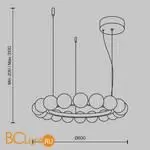 Подвесной светильник Maytoni Ambre new MOD331PL-L32BS3K - Фото 6