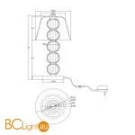 Настольная лампа Maytoni Amulet MOD555TL-L9CH5K - Фото 4