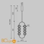 Подвесной светильник Maytoni Amulet MOD555PL-L11G3K - Фото 4