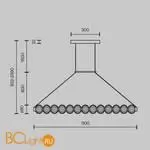 Подвесной светильник Maytoni Amulet MOD555PL-L18G3K - Фото 4