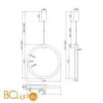 Подвесной светильник Maytoni Anillo MOD315PL-L20CH3K - Фото 1