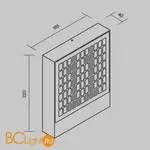 Уличный настенный светильник Maytoni Anri O475WL-L10GF3K - Фото 8