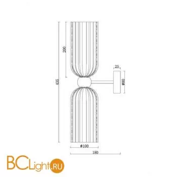 Бра Maytoni Antic MOD302WL-02W - Фото 9