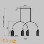 Подвесной светильник Maytoni Antic new MOD302PL-04GR - Фото 4