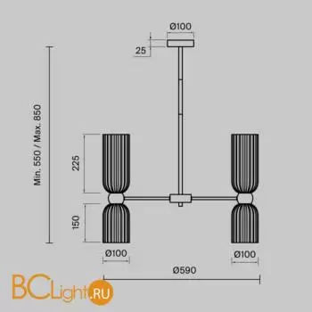 Люстра Maytoni Antic new MOD302PL-10GR - Фото 0