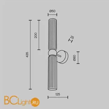 Бра Maytoni Antic MOD302WL-02CG1 - Фото 3