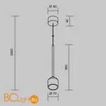 Подвесной светильник Maytoni Apex O491PL-L8B3K - Фото 8