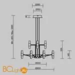 Люстра Maytoni Arana MOD401PL-L72BS3K - Фото 6