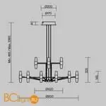 Люстра Maytoni Arana MOD401PL-L108BS3K - Фото 6