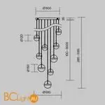 Подвесной светильник Maytoni Area new MOD295PL-L120BBS3K - Фото 6