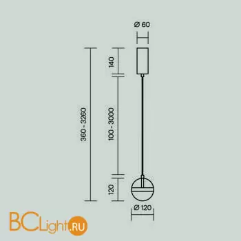 Подвесной светильник Maytoni Area new MOD295PL-L20BS3K - Фото 4