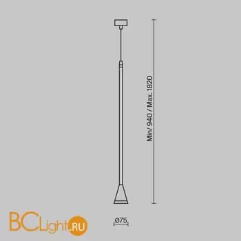 Подвесной светильник Maytoni Arrow P064PL-01B-1 - Фото 3