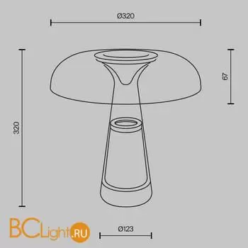 Настольная лампа Maytoni Artefact MOD484TL-L8BK - Фото 5