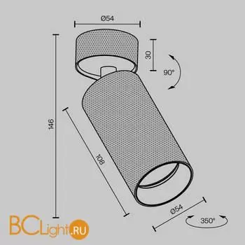 Потолочный светильник Maytoni Artisan C082CL-01-GU10-B - Фото 8
