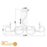 Люстра Maytoni Atlanta MOD051PL-09TR - Схема