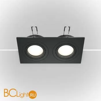 Встраиваемый светильник Maytoni Atom GU10 2x50Вт DL024-2-02B