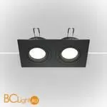 Встраиваемый светильник Maytoni Atom GU10 2x50Вт DL024-2-02B