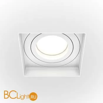 Встраиваемый светильник Maytoni Atom GU10 1x50Вт DL003-01-W - Фото 0