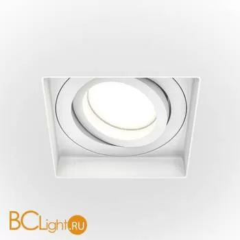 Встраиваемый светильник Maytoni Atom GU10 1x50Вт DL003-01-W - Фото 1