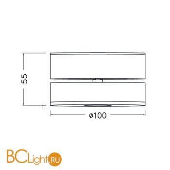 Потолочный светильник Maytoni Magic 4000K 1x12Вт 36° C022CL-L12B4K - Схема