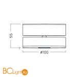 Потолочный светильник Maytoni Magic 4000K 1x12Вт 36° C022CL-L12B4K - Схема