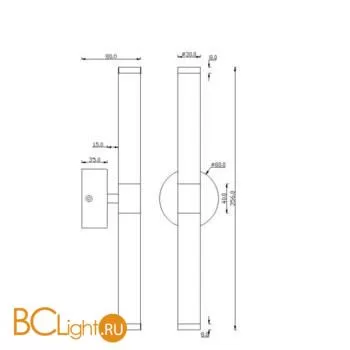 Бра Maytoni Axis MOD106WL-L10G3K - Фото 3