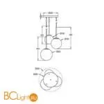 Подвесной светильник Maytoni Basic form MOD321PL-03W - Фото 7