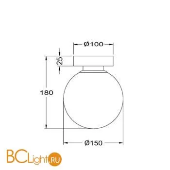 Настенный светильник Maytoni Basic form MOD321WL-01W - Фото 1