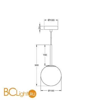 Подвесной светильник Maytoni Basic form MOD321PL-01W - Фото 3