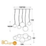 Подвесной светильник Maytoni Basic form MOD321PL-05W1 - Фото 3